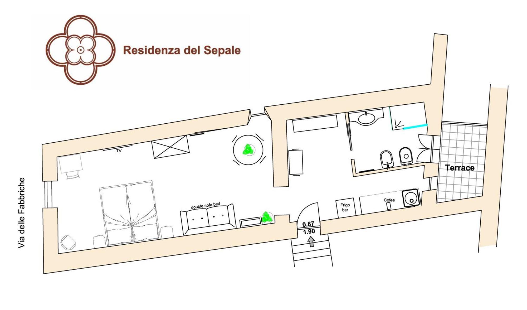 Residenza Del Sepale Apartment Viterbo Ngoại thất bức ảnh